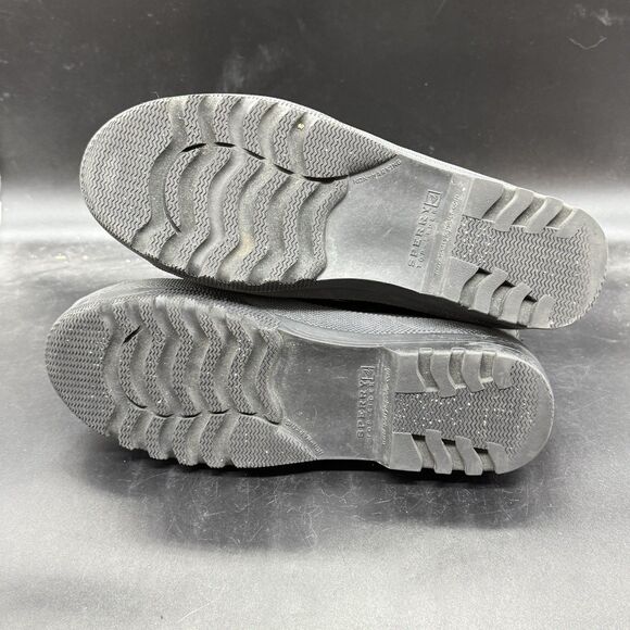 Sperry Top Sider Duck Boot womens size 10 Black Quilted Waterproof STS83693 - Picture 6 of 6